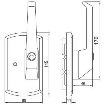 Preview: Fenster- und Balkontürensicherung IKON Krallfix 4 9M01